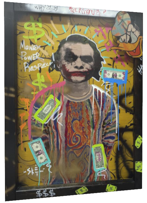 Money, Power, Respect 48x 36, $4500